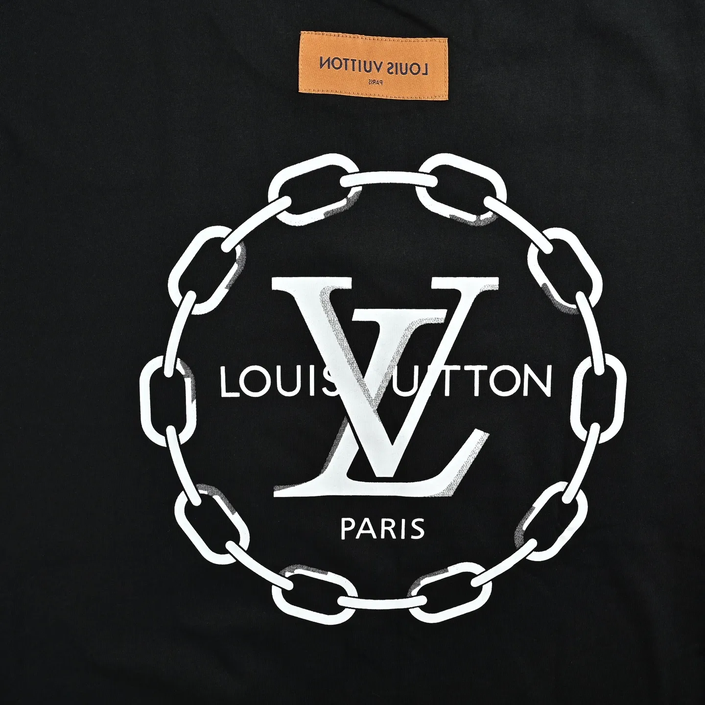 Louis Vuitton/Louis Vuitton 26ss chain letter logo printed short sleeves